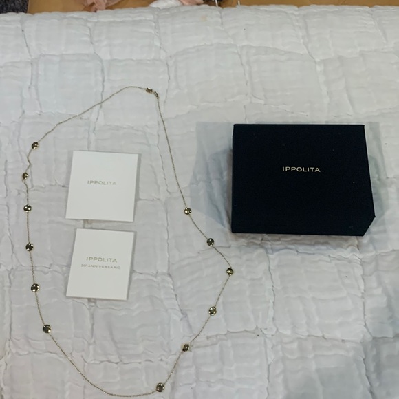 NWOT Ippolita Long hammered necklace in 18K gold - Picture 2 of 6